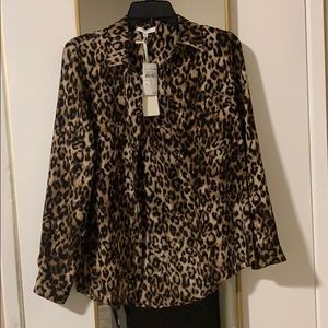 Leopard print blouse